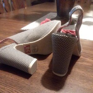 Women' new B C Fabric upper Heels for Fall